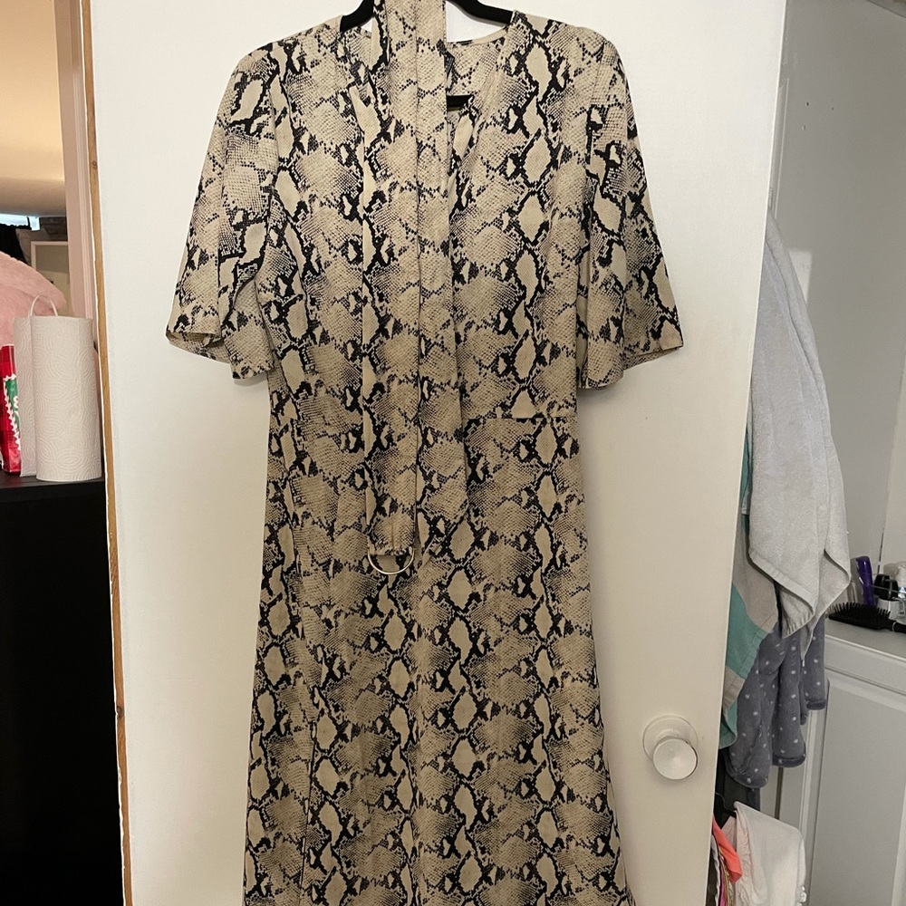 NWOT Snakeprint long dress